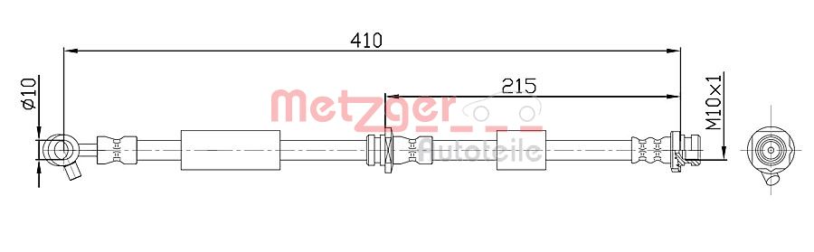 METZGER Gumifékcső 4112537_METZ